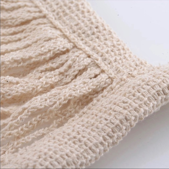 NEW NET BAG IN IVORY MESH BAG - Picture 6 of 8